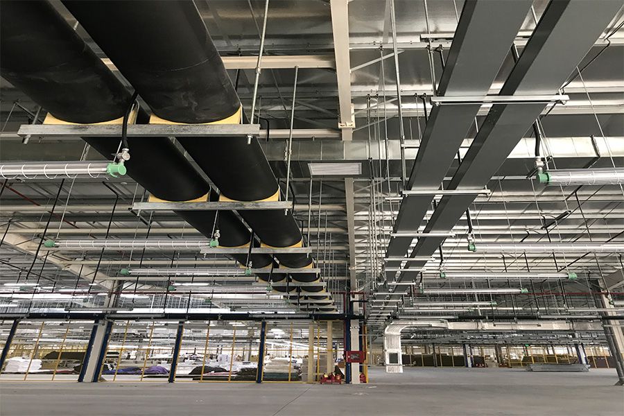 CONSTRUCTION OF THE LIGHTING SYSTEM INSIDE THE WORKSHOP