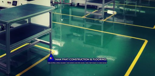 THI CÔNG SỬA CHỮA KHU CHẾ BIẾN THỰC PHẨM VỚI SƠN EPOXY TỰ PHẲNG